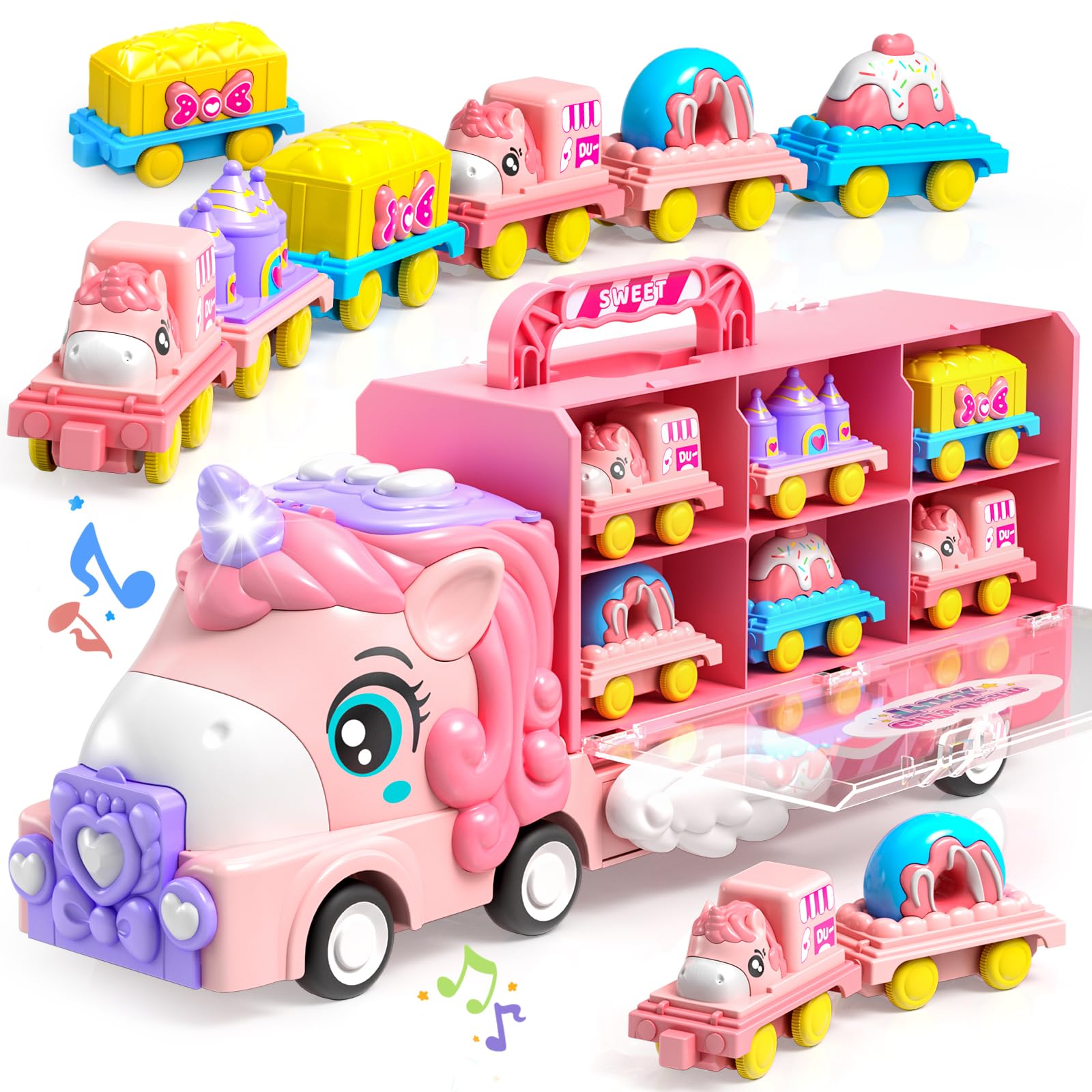 Afuafu Princess Car Carrier Set